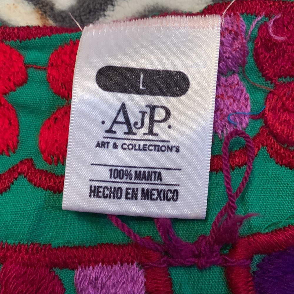 Womens Traditional Mexican Shirt Large - Picture 3 of 7